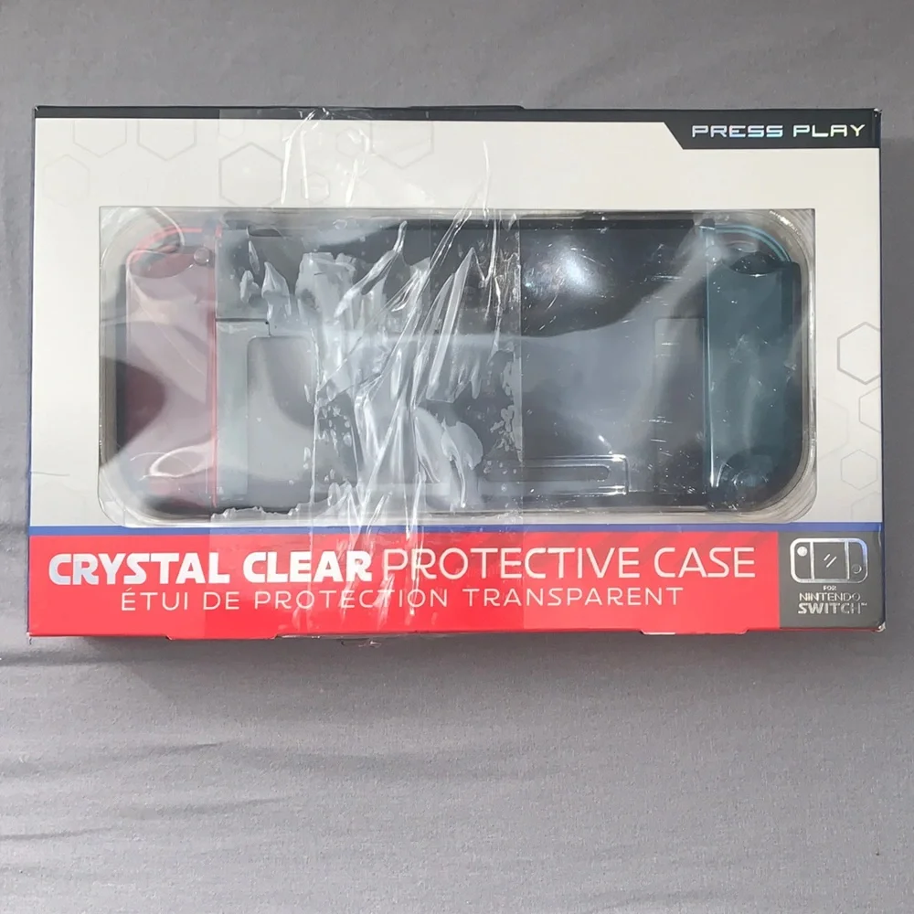 🆕- Crystal Clear Protective Case for Nintendo Switch